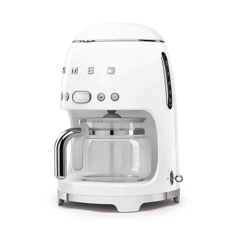 【SMEG】義大利濾滴式咖啡機-珍珠白