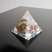 【母親節禮物】日月守護-奧剛金字塔Orgonite水晶太陽石
