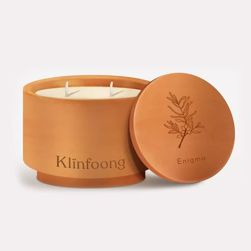 泰國Klinfoong 綻放優雅系列 雙燭芯天然大豆有機蠟燭 150g