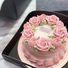 【獨家禮物】4吋安娜的花圈/玫瑰花蛋糕/生日蛋糕/5天後發貨/免
