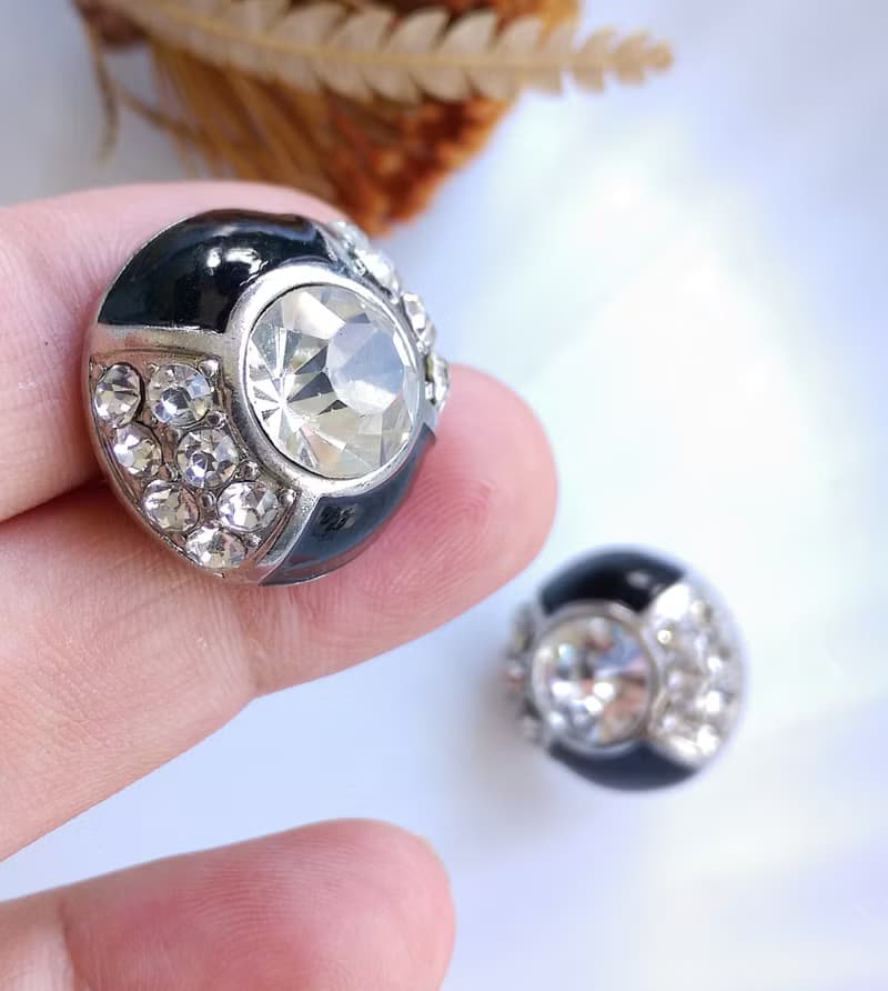 Vintage Jewelry 西洋古董飾品 冷色調 摩登風華  針式耳環