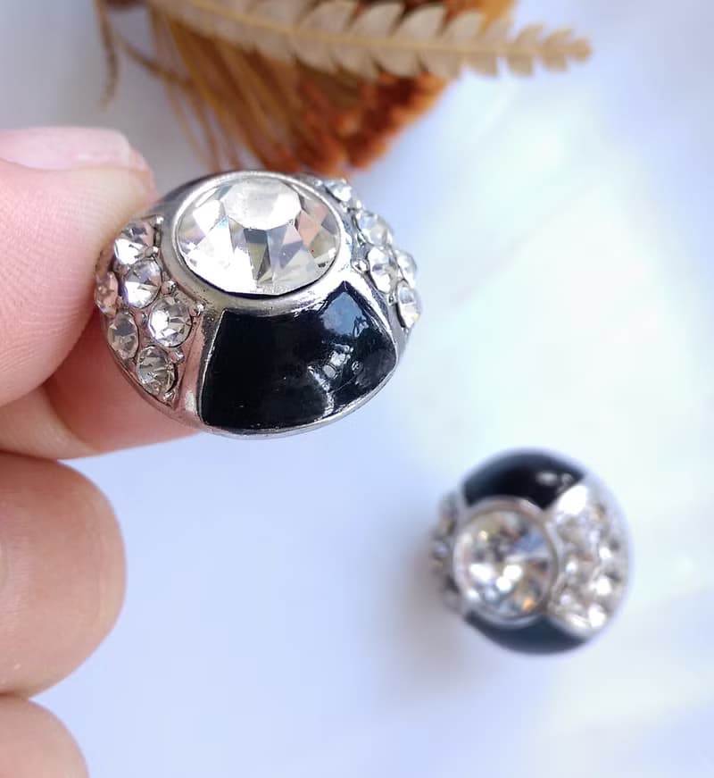 Vintage Jewelry 西洋古董飾品 冷色調 摩登風華  針式耳環