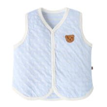 【SISSO有機棉】布藍尼小熊二重織空氣棉小背心