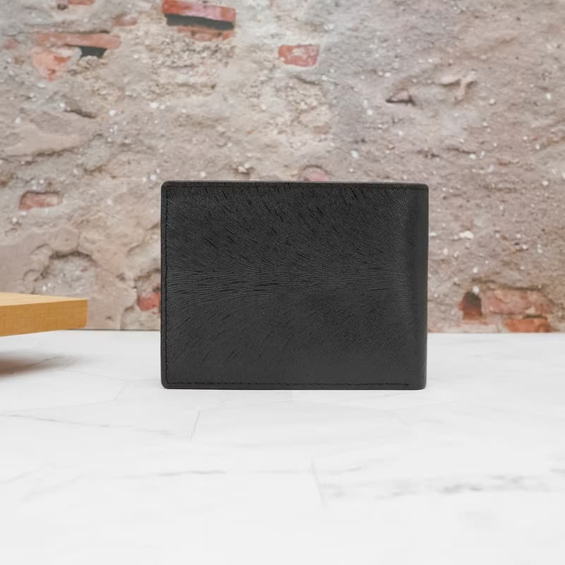 10卡3照-馬鬃紋-可拆上下翻活頁牛皮短夾28803(黑色)