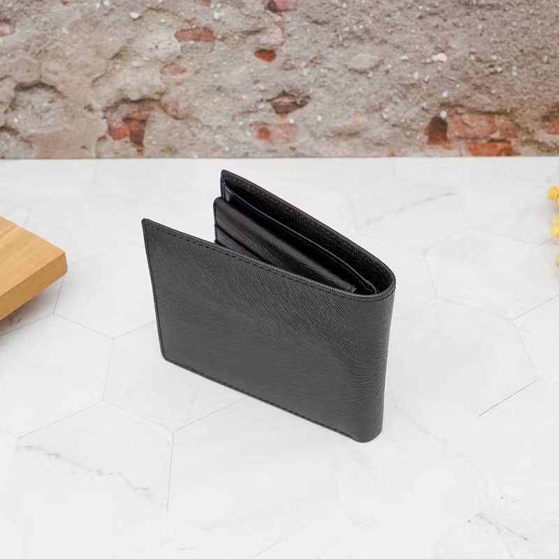 10卡3照-馬鬃紋-可拆上下翻活頁牛皮短夾28803(黑色)