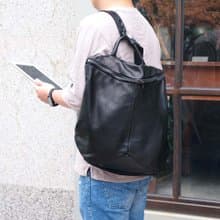 日本率性牛皮後背包  Made in Japan by LESS DESIGN