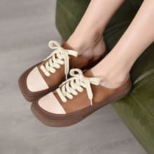 輕便真皮女鞋 休閒懶人鞋 反絨牛皮鞋 淺跟軟底 -兩穿 可做涼拖鞋