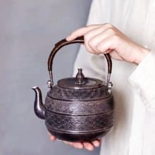 手工純銀紫皮錢幣紋茶壺