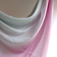【紫靜沉心】100% Cashmere・鑽石織・手染漸層・精品級羊絨披肩