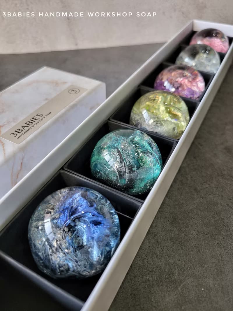 年節送禮首選  探索星空胺基酸寶石保濕皂-白大理石