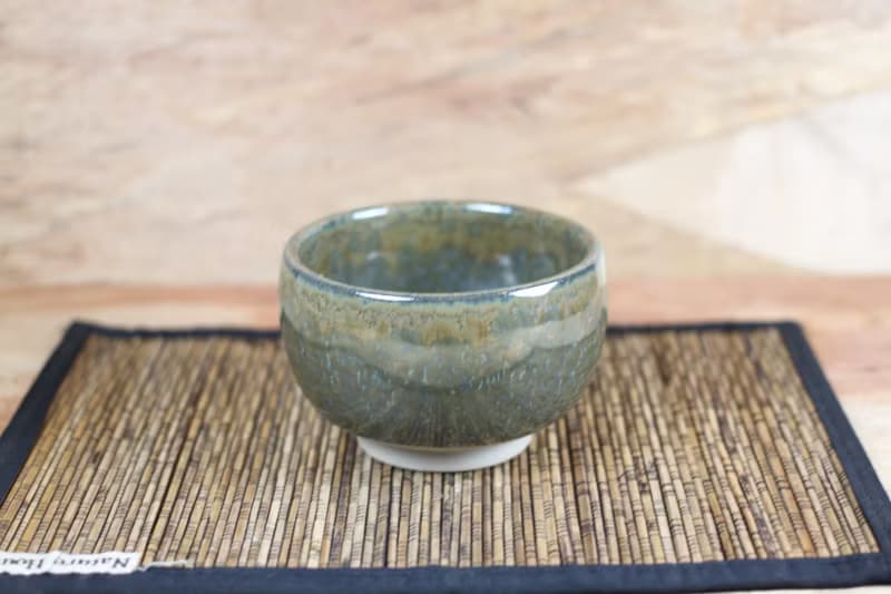 【送禮好物】苔紋釉 茶碗 鶯歌陶瓷名家葉敏祥手工作品