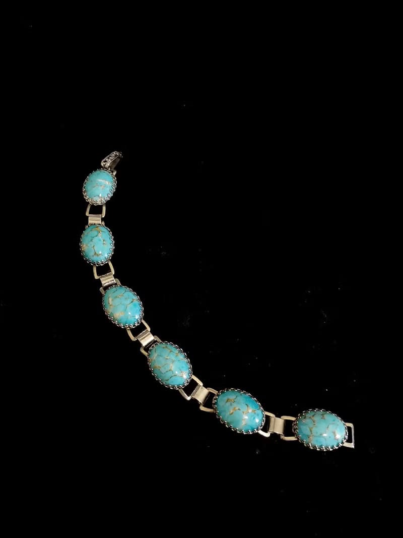 vintage jewelry  典雅仿綠松石 手鍊