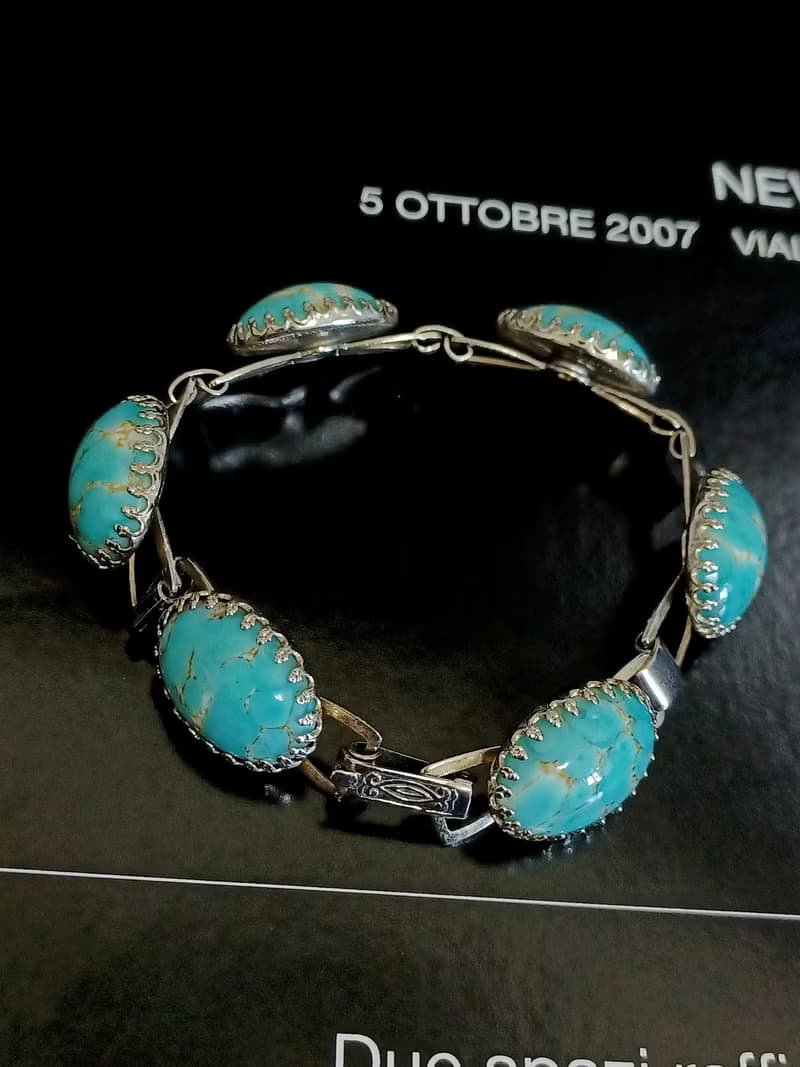 vintage jewelry  典雅仿綠松石 手鍊
