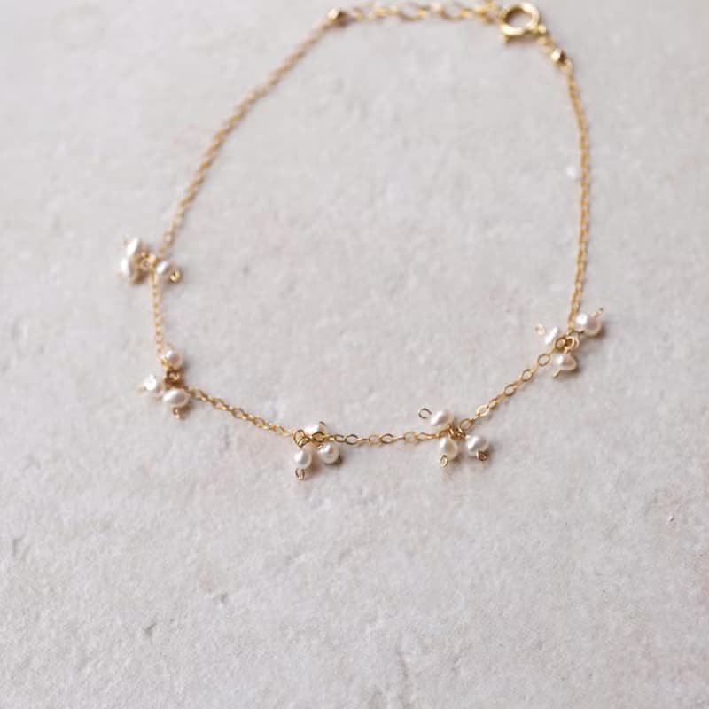 14kgf 三顆珠小巧手鍊