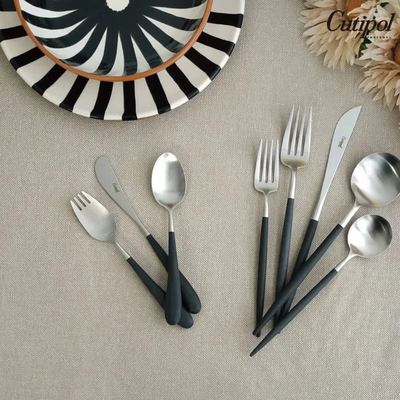 葡萄牙 Cutipol  ALICE 黑銀  兒童三件組