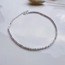 心忱-編織碎片 純銀手鍊