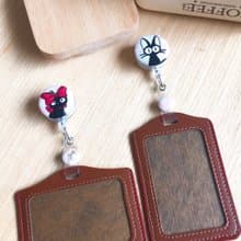 手作好禮ALL PASS kiki 貓伸縮扣環卡套證件套卡夾 票卡夾