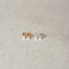 フルムーンパールピアス/ イヤリングクリップ