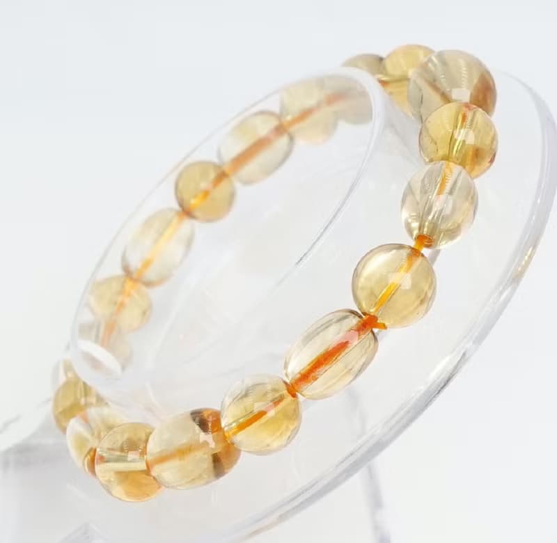 寶麗金珠寶-天然黃水晶手珠