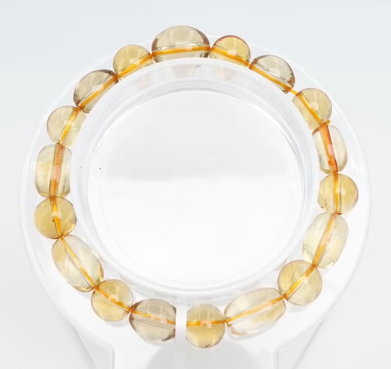 寶麗金珠寶-天然黃水晶手珠