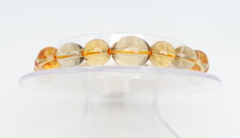 寶麗金珠寶-天然黃水晶手珠