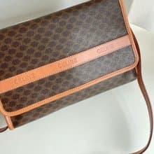氣質秋日女神古董Céline 凱旋門肩背信封包 法式東洋風