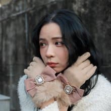 unni翩翩起舞羊毛手套(禦寒.保暖.) 保暖 禦寒 絨毛 擋風 gloves