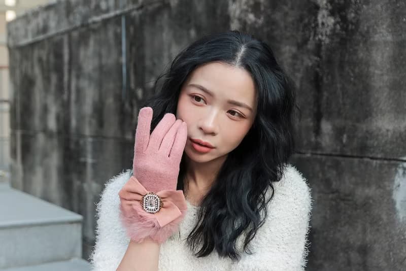 unni翩翩起舞羊毛手套(禦寒.保暖.) 保暖 禦寒 絨毛 擋風 gloves