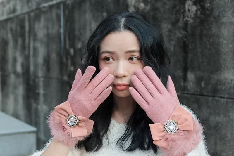 unni翩翩起舞羊毛手套(禦寒.保暖.) 保暖 禦寒 絨毛 擋風 gloves