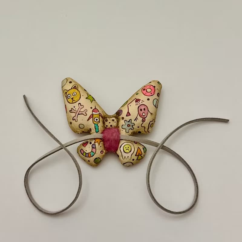 Pink mini cyclop - doll with wings _ READY TO SHIP!