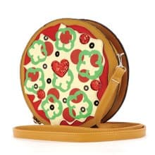 個人獨享圓形披薩PIZZA 斜揹包/斜背包/手機包 酷樂村