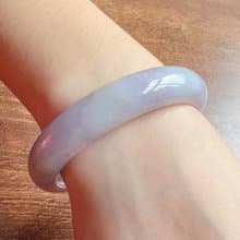 紫羅蘭翡翠手鐲 | 17.5圍 | 天然緬甸玉翡翠A貨 | 送禮