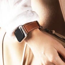 Apple watch - 【早春限定色】車線真皮蘋果錶帶