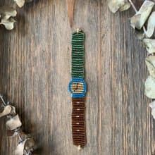 獨特設計100%手工制珠串手錶型手鍊 / 手鐲