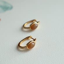 天然糖料和田玉耳釘耳環耳飾新疆糖料脂份厚輕奢氣質女友禮物