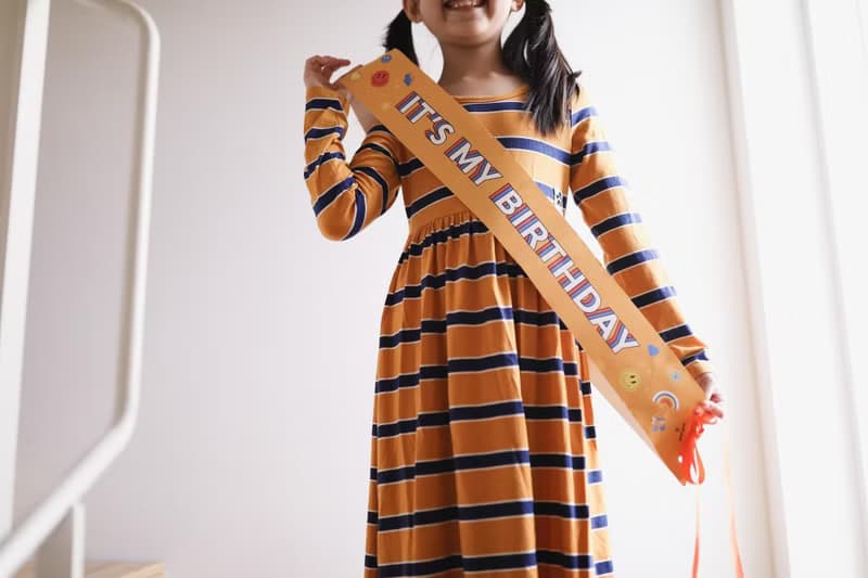 It's My Birthday Sash / Yellow