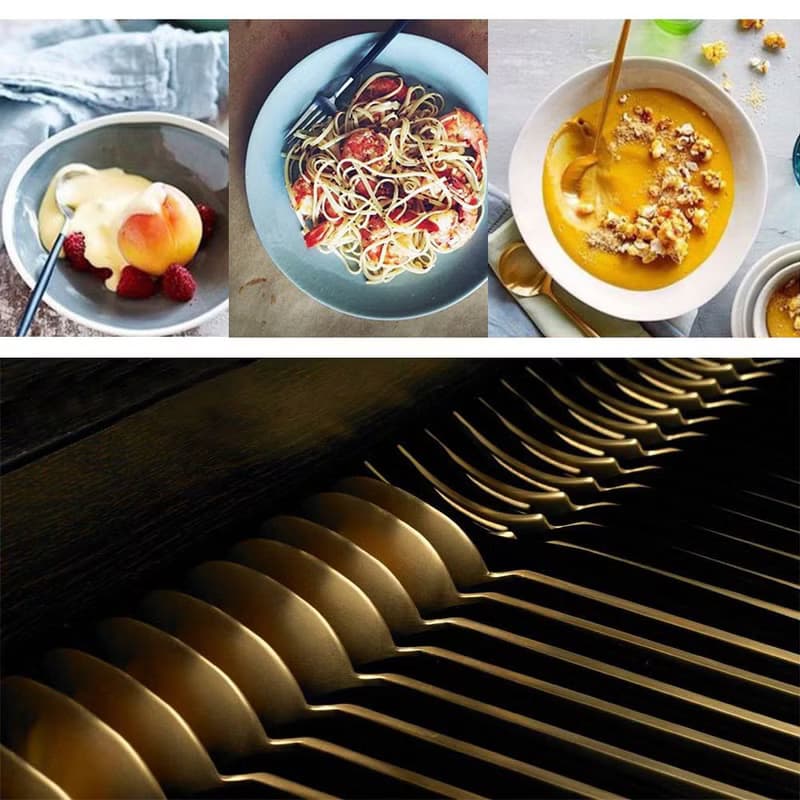 葡萄牙 Cutipol MOON香檳金不鏽鋼 12CM 咖啡匙