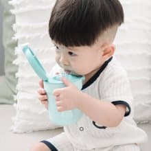 Soufflé 吸管型抗菌不鏽鋼學習杯 | 首創採用304L不鏽鋼