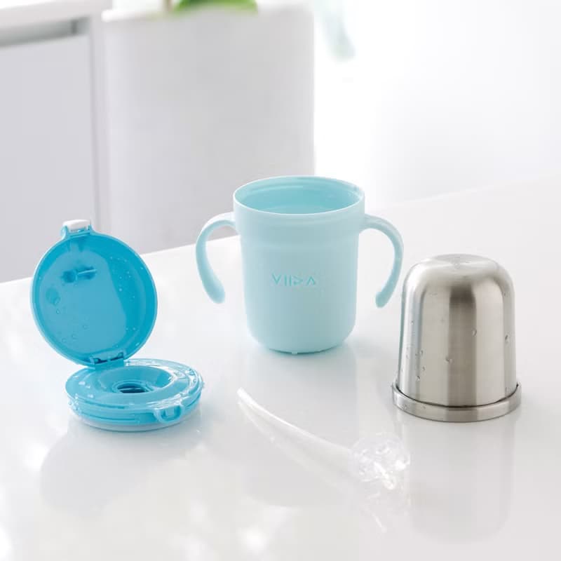 Soufflé 吸管型抗菌不鏽鋼學習杯 | 首創採用304L不鏽鋼