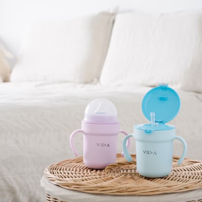 Soufflé 吸管型抗菌不鏽鋼學習杯 | 首創採用304L不鏽鋼