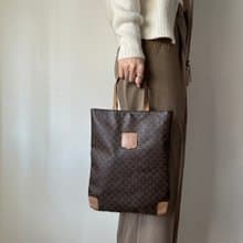 中古正品 Celine Macadam 老花 輕便手提袋 男女適用 iPad