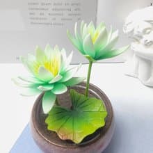 冷瓷土/黏土花藝-睡蓮小盆栽/送禮