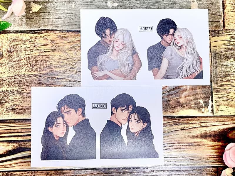 (special paper 2 types 3pcs  all SET)  couple 202503