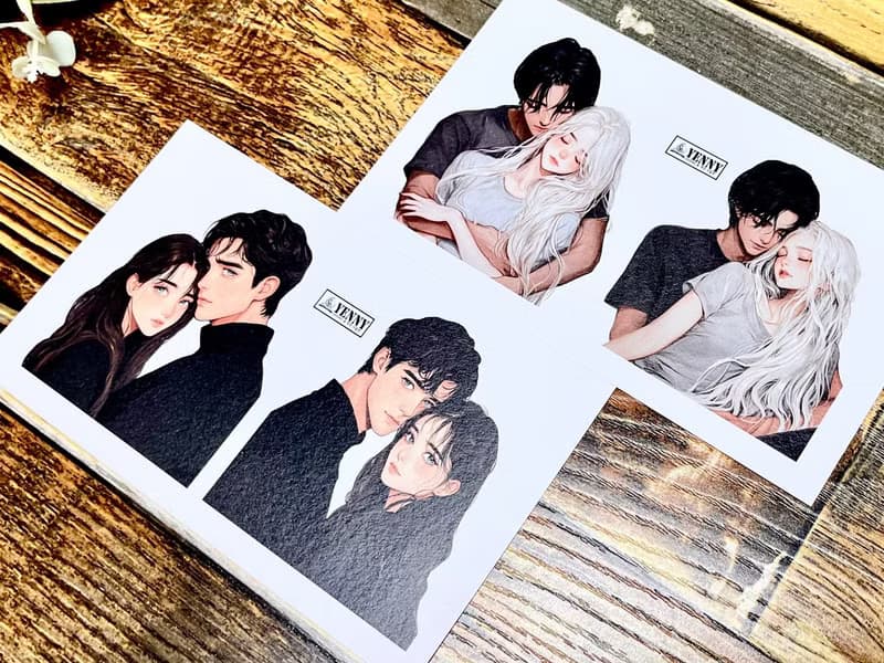 (special paper 2 types 3pcs  all SET)  couple 202503