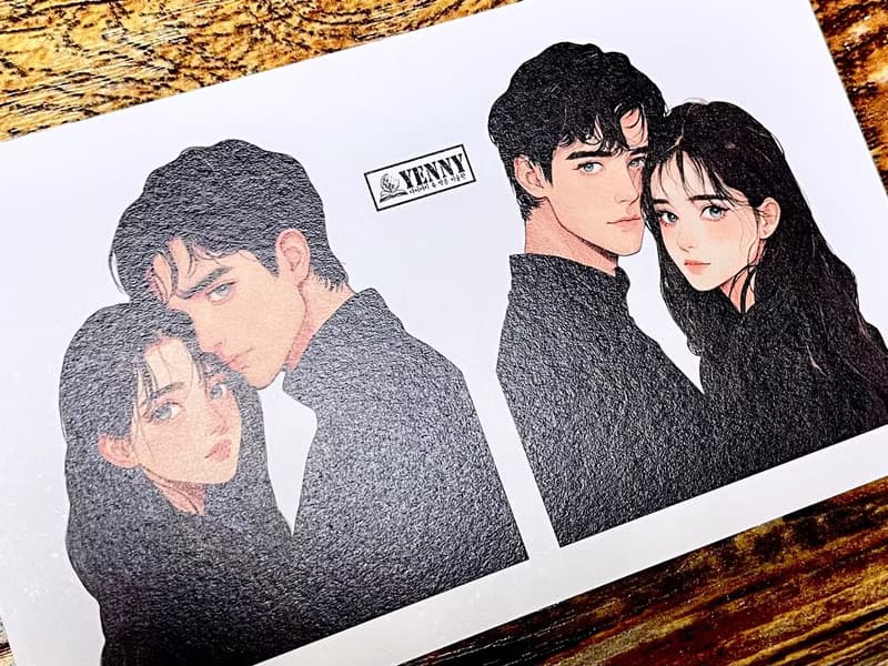 (special paper 2 types 3pcs  all SET)  couple 202503