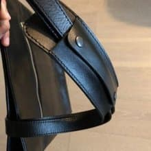 Personalized leather shoulder strap pad, shoulder strap tote bag,