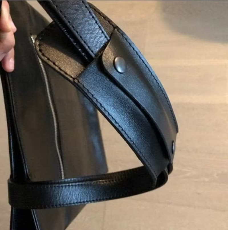Personalized leather shoulder strap pad, shoulder strap tote bag,