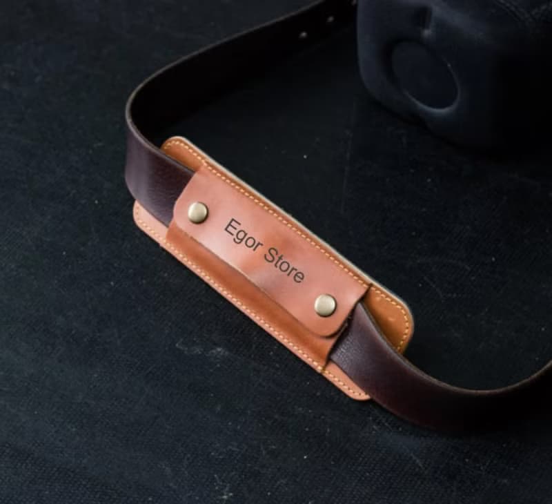 Personalized leather shoulder strap pad, shoulder strap tote bag,