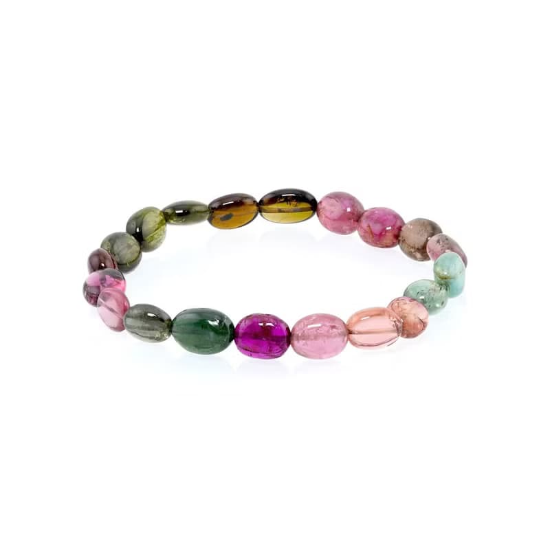 寶麗金珠寶-天然彩色糖果碧璽手鍊