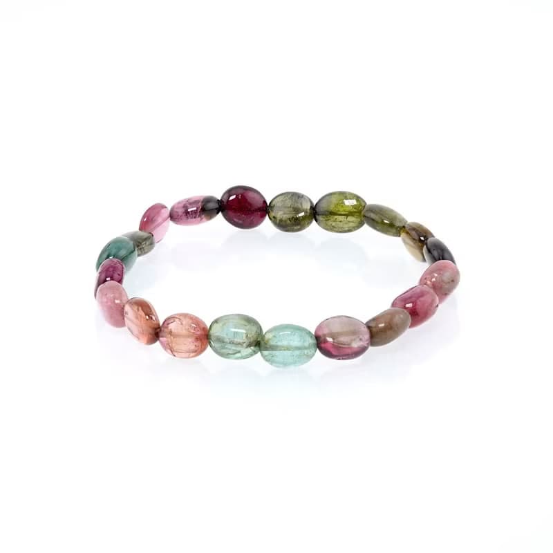 寶麗金珠寶-天然彩色糖果碧璽手鍊